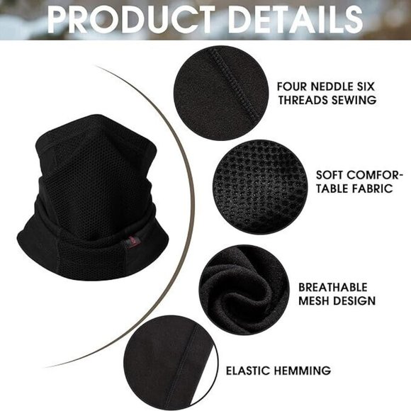 Neck Gaiter Warmer Windproof for Cold Weather Winter Face Mask - Picture 7 of 7